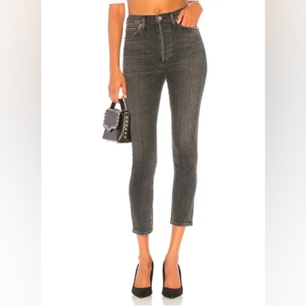 ❤️ CITIZENS OF HUMANITY OLIVIA HIGH RISE SLIM ANKLE JEANS, 4 (27)
